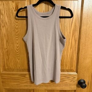 Maurices Taupe Ribbed Tank Top